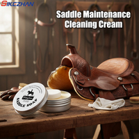 Professional Leather Saddle Soap Cleaner&Conditioner,Leather Care Balm for Riding Saddles,Prevents Cracking,Keeps Leather Soft