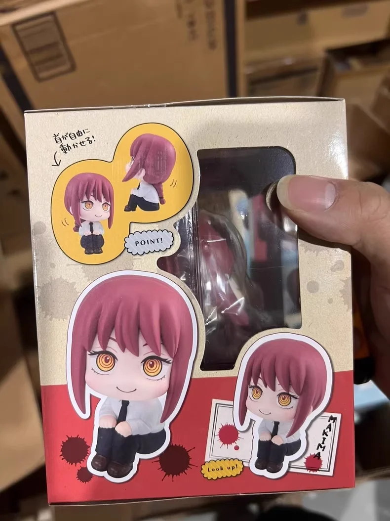 (재고 있음) 오리지널 메가하우스 룩 업【체인소 맨】파워 마키마 2025년 신작 애니메이션 피규어 장식품 장난감 컬렉션 인형