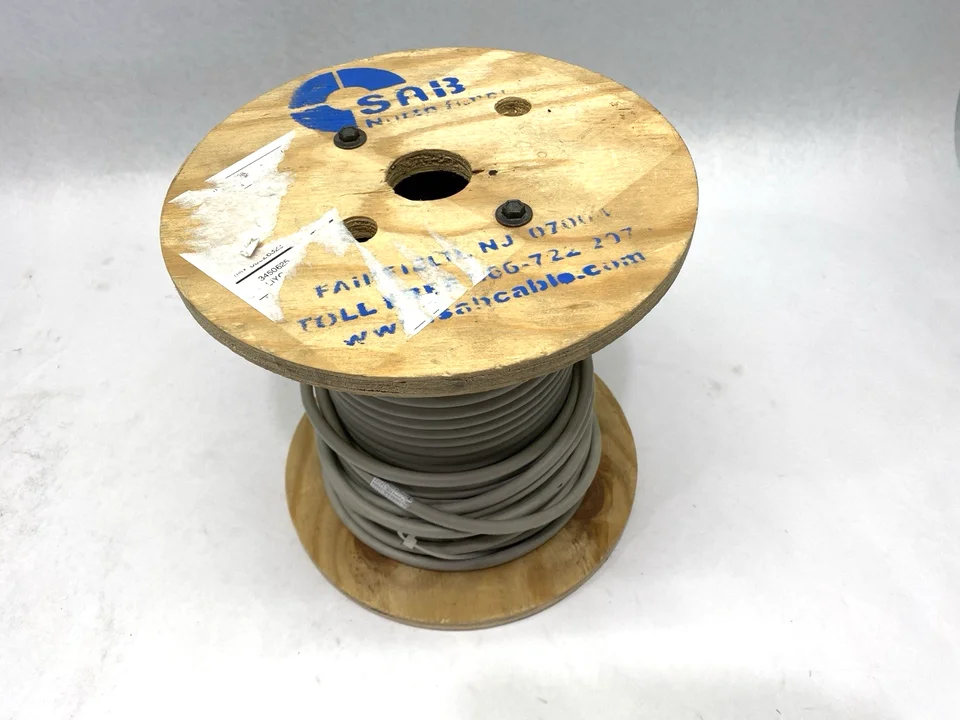 PLC 03450625 LiYCY Gray PVC Data Cable 6 x 2 x 0,25mm 24AWG SPOOL OF 45M Warranty Product