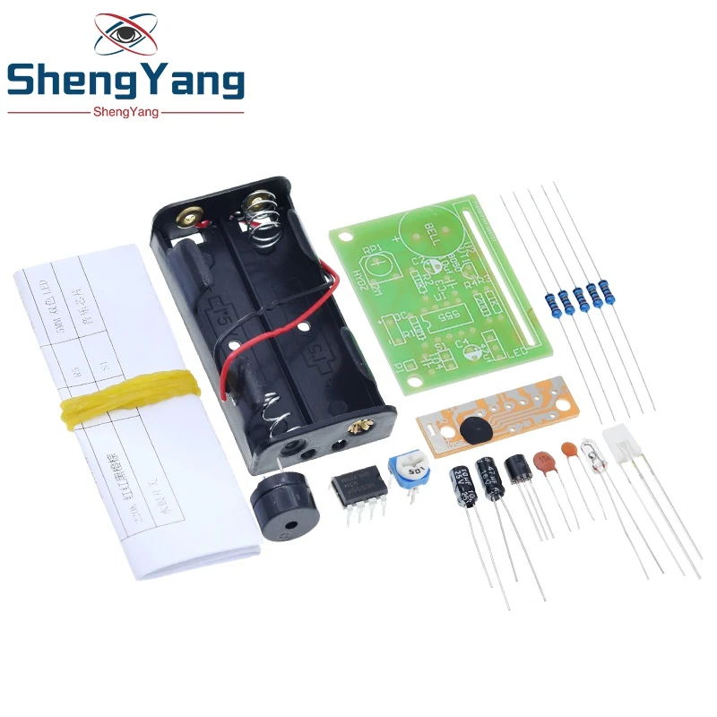 TZT Touch vibration alarm kit electronic making maker DIY electronic training kit teaching kit, student laboratory