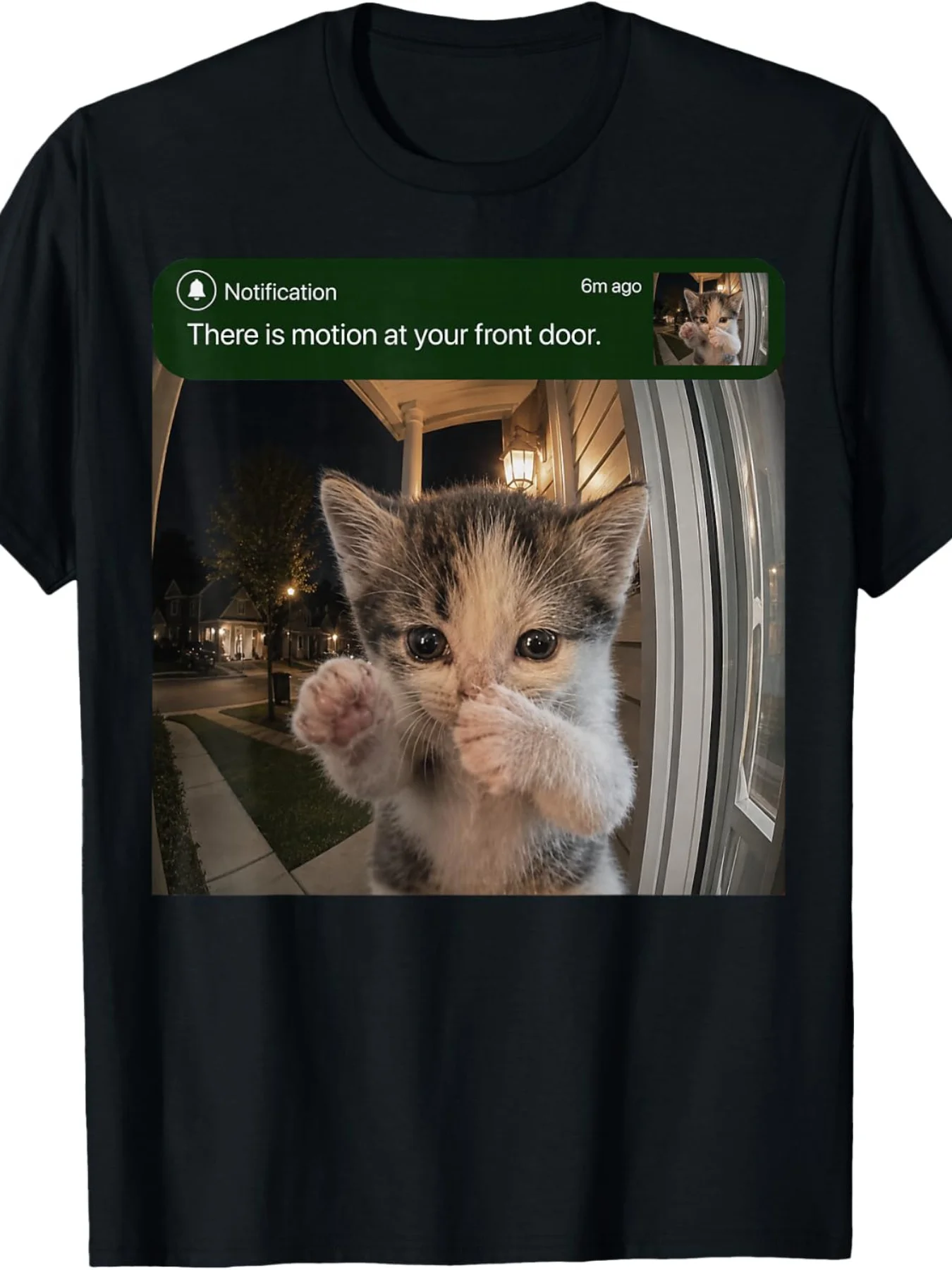 There's some activity in front of your house - funny cat dance meme T-shirt