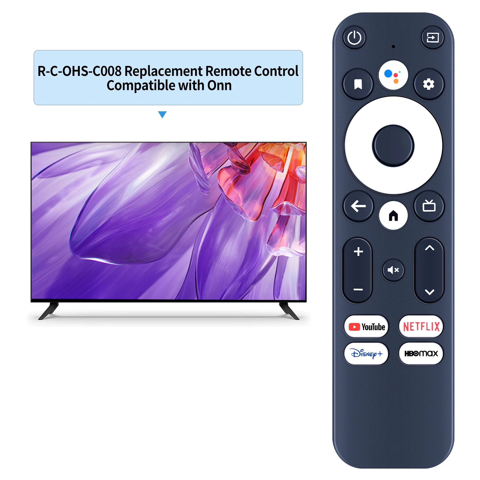 جهاز تحكم عن بعد صوتي جديد لـ Onn 100024646 100026240   Android TV 4K UHD Stick TV Box