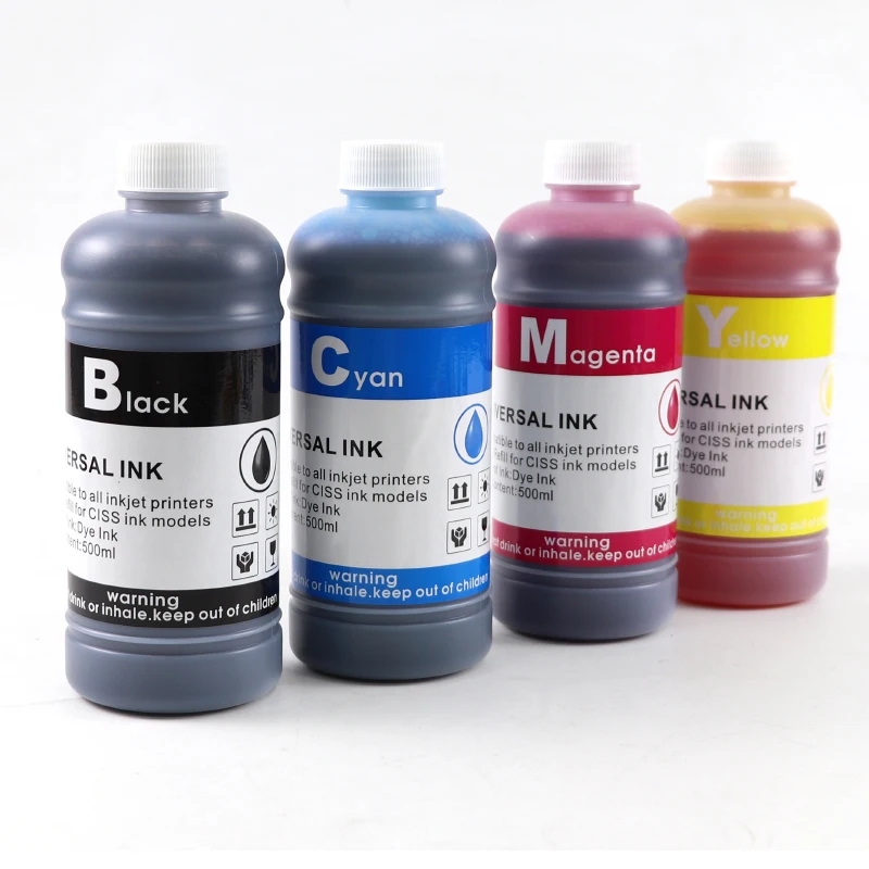 500ML Refill Dye ink Compatible for Canon PG-275 CL-276 PG-245 CL-246 PG-210 845 846 445 446 815 816 40 41 243 244 545 546 Ink
