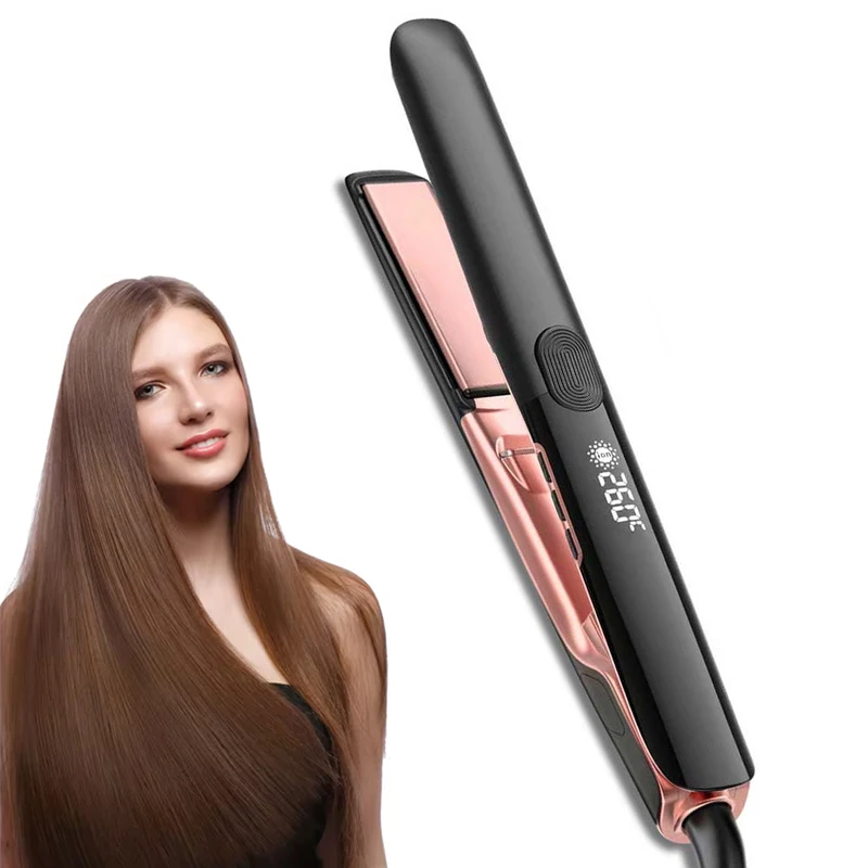 Portable Ionic Hair Straightener and Curler 2 in 1 Keratin Treatment Hair Flat Irons for Household Straightening Iron