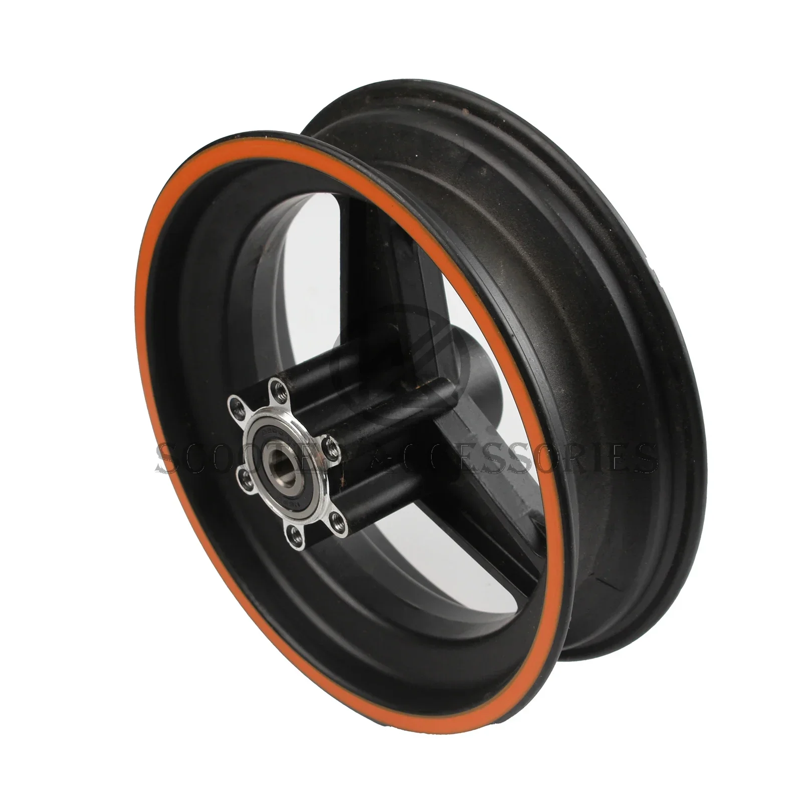 6.5 بوصة سبائك الألومنيوم محور عجلات لإطارات 10x2.75-6.5 10x2.70-6.5 أو استخدام 90/65-6.5 85/65-6.5 الإطارات سكوتر كهربائي حافة أجزاء