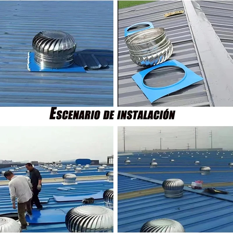 Roof Ventilator, Turbine, Wind Turbines Air Vents, Air Ventilation Outlet Hood, With Built-In Screen Mesh For House