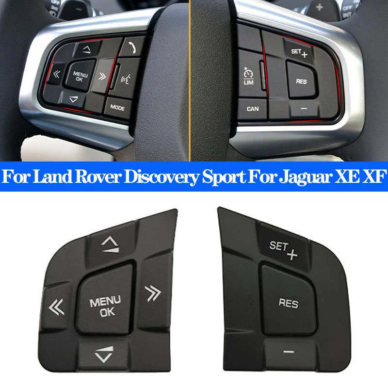 

Car Steering Wheel Multi-Function Switch Button For Land Rover Discovery Sport For Jaguar XE XF 15-19 Interior Accessories