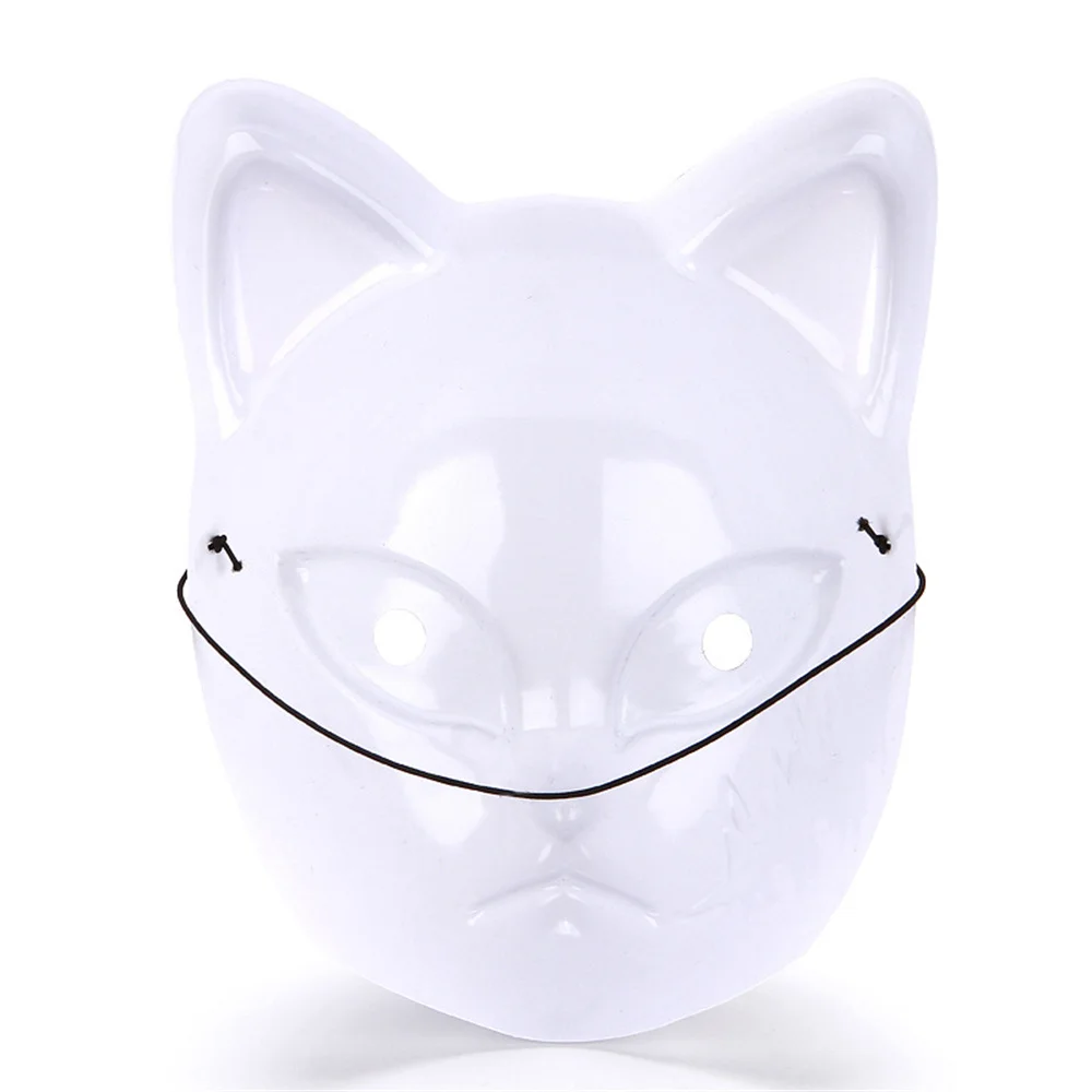 Japanese Anime Demon Slayer Mask Cosplay Thicken Plastic Masks Halloween Party Costume Props Fox Mask