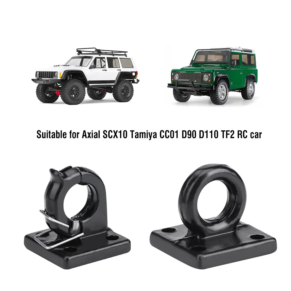 Jeu de supports de manille de verrouillage de remorquage de Simulation pour voiture Axial SCX10 TAMIYA CC01 D90 D110 TF2 RC