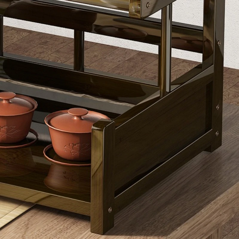 متعددة الوظائف الجدول تخزين خزانة فنجان الشاي غرفة نوم الحديثة مكتب تخزين خزانة شرفة الخيزران الأثاث Im Spind MHSNJ