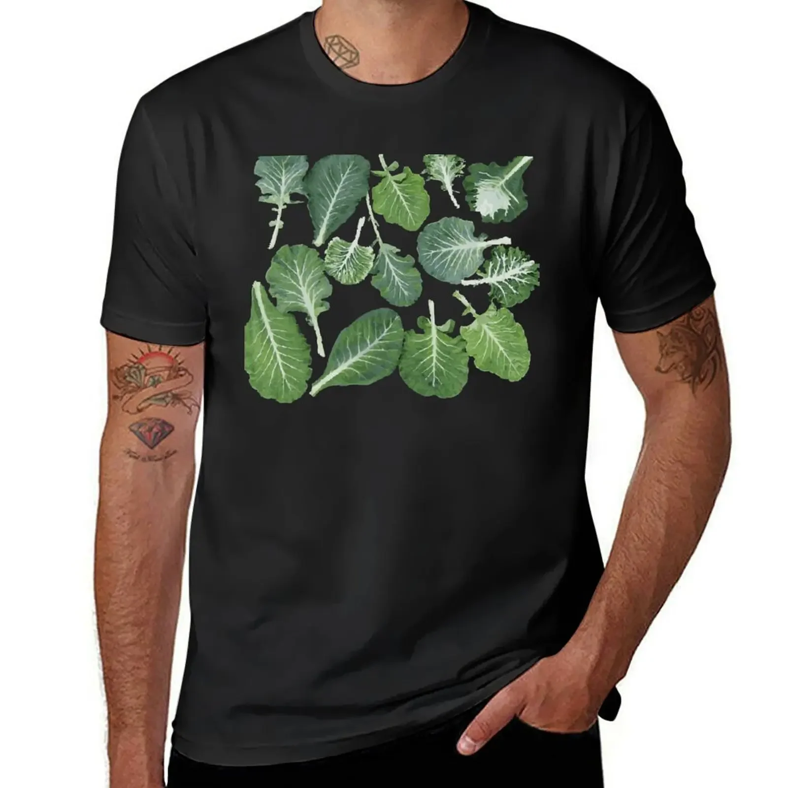 

We're eating these wonderful collard greens... T-Shirt kawaii clothes oversized graphic tee men workout shirt