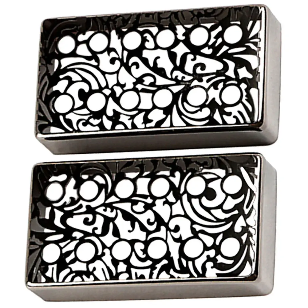 2pcs Metal Guitar Pickup Cover for Electric Guitar – High-Sensitivity Protective & Decorative Accessory