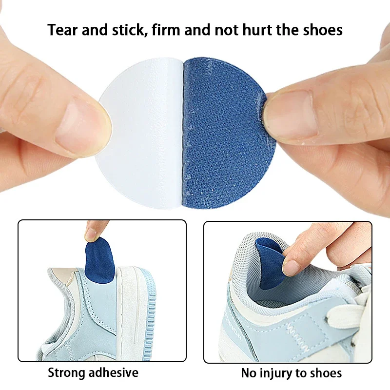 6 قطعة ملصقات كعب إصلاح العلوي أحذية رياضية كعب مكافحة كشط بقع الحذاء الجانب المسيل للدموع إصلاح بطانة ثقب إصلاح العناية بالقدم