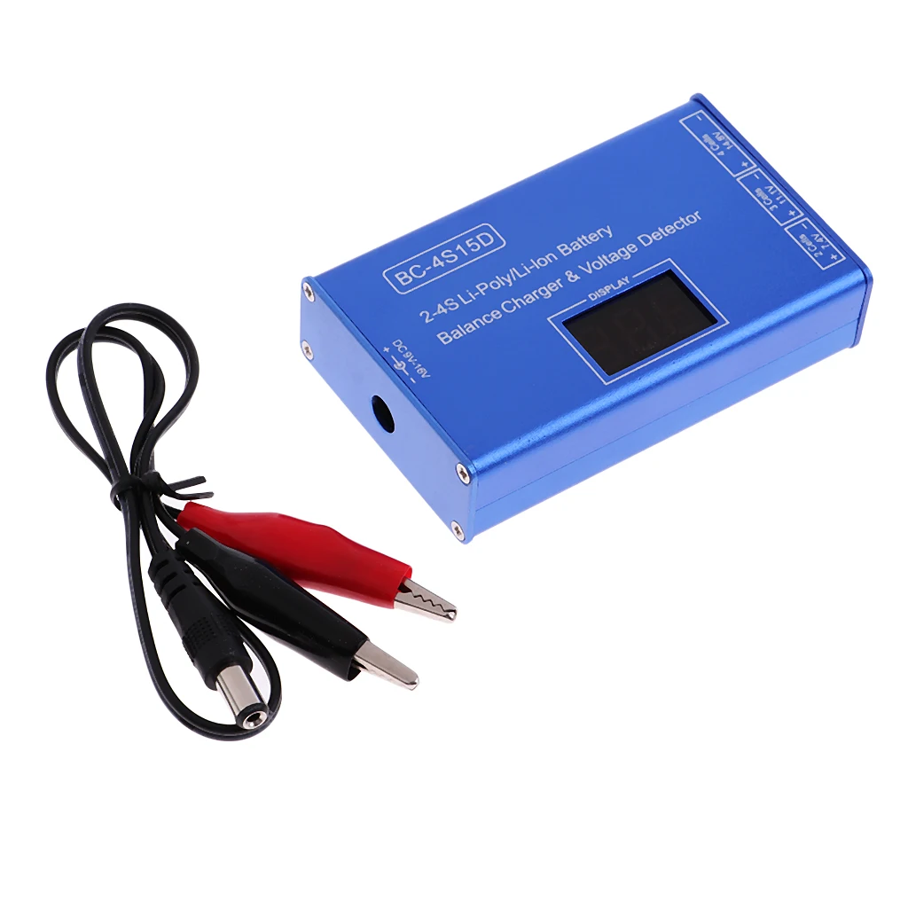 

Lipo Battery Charger with Balance Function Lithium 2S 3S 4S RC Battery Charger for Quadcopter Battery Charging