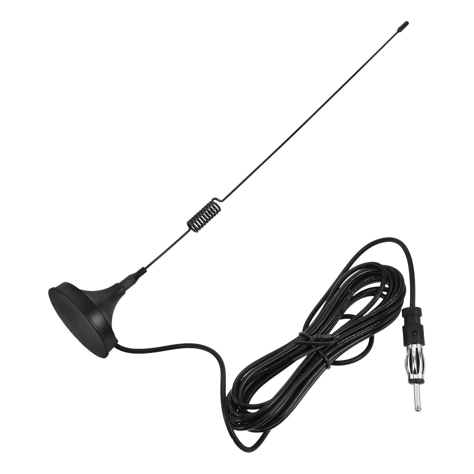Magnetic Base Fm Radio Antenna for Car Cd Player Home Stereo System Easy Install High Gain Long Range Weatherproof Compact Sleek