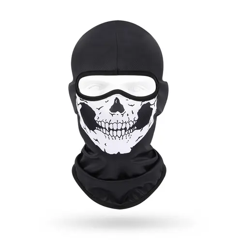 3D Skull Mask Balaclava Cap Breathable Motorcycle Riding Full Face Scarf Outdoor Men Head Cover Cycling Headgear Neck Gaiter Hat - Image 4