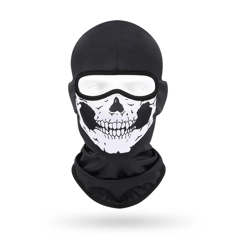 3D Skull Mask Balaclava Cap Breathable Motorcycle Riding Full Face Scarf Outdoor Men Head Cover Cycling Headgear Neck Gaiter Hat - Image 4
