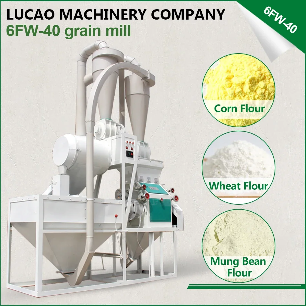 5ton per day maize wheat flour milling machine