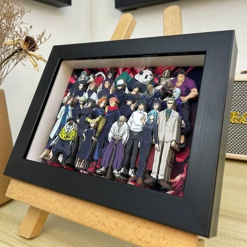 

BANDAI Jujutsu Kaisen Gojo Satoru Three Dimensional Paintin New Style Cartoon Animation High End Gifts Fashion Birthday Present
