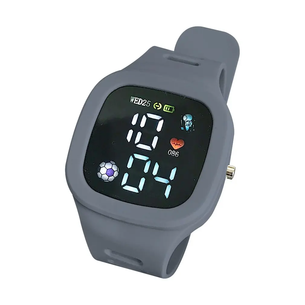 

Resin Watch Smart Waterproof Adjustable Soft Strap GPS Fitness Tracker Digital Sports Watches Multifunctional Smartwatch