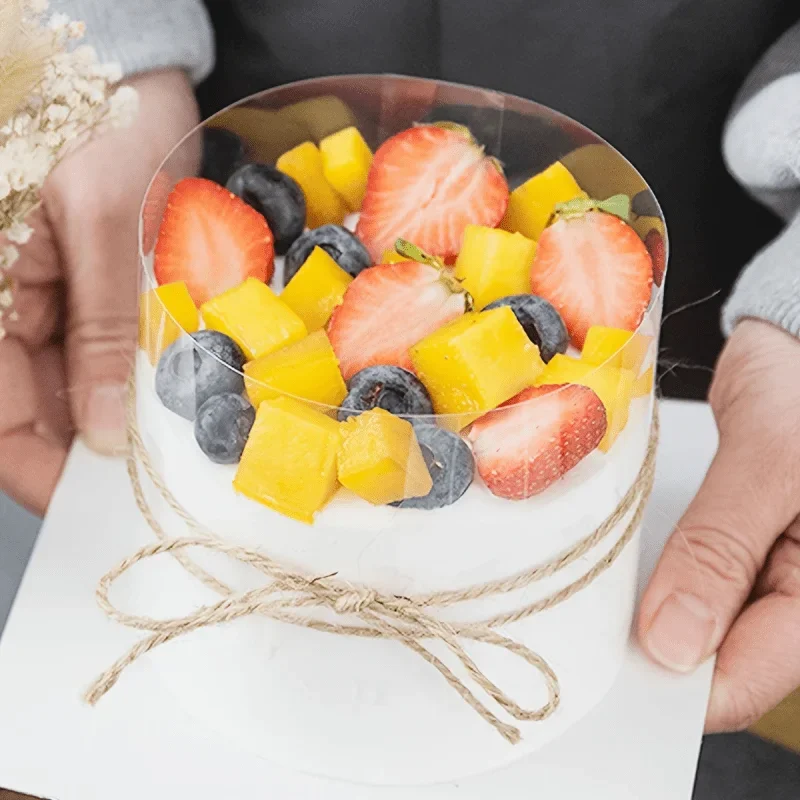 transparent cake collar apron, mousse cake collar roll, suitable for chocolate, mousse, cake decoration, baking supplies,