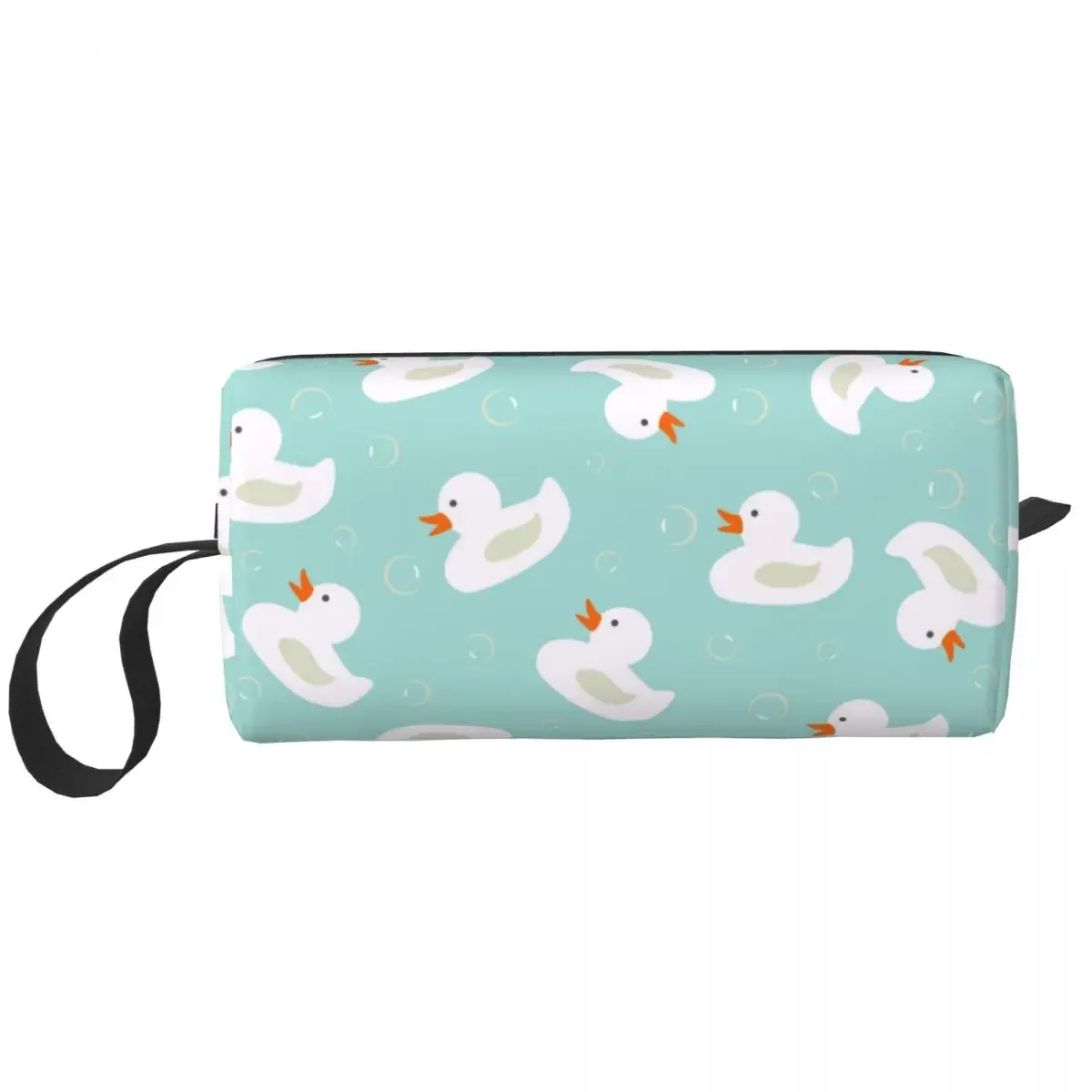 

Kawaii Duck Bubbles Makeup Bag Travel Cosmetic Bag for Men Women Animal Toiletry Bags Dopp Kit