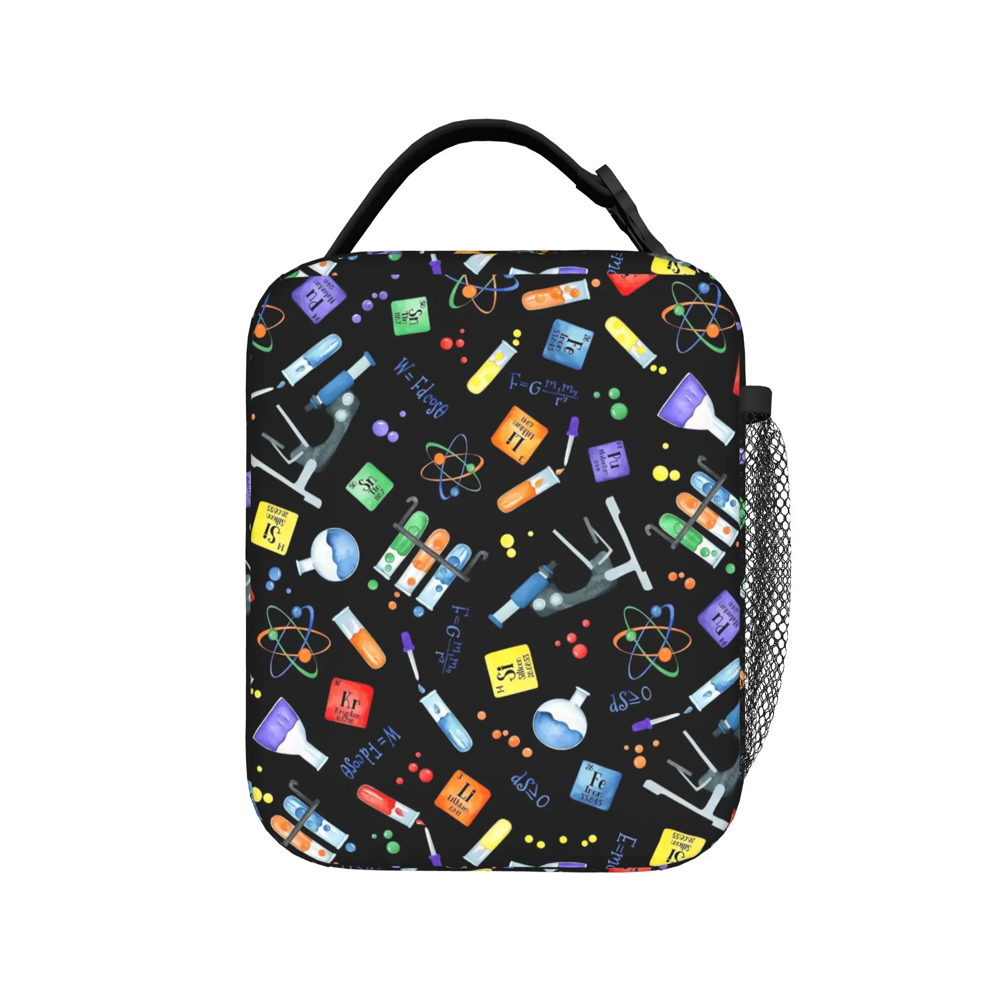 Math Rubik Rubix Rubics Player Cube Math Lunch Bag  School Lunch Box For Child Fashion Designer Thermal Tote Zipper Cooler Bag