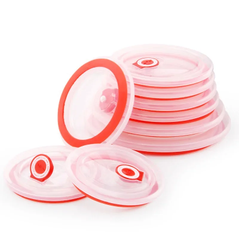 1Pc Silicone Fresh-keeping Lids Plastic Wrap Bowl Fresh Cover Stretch Cover Kitchen Cooking Elastic Seal Food Save Cover