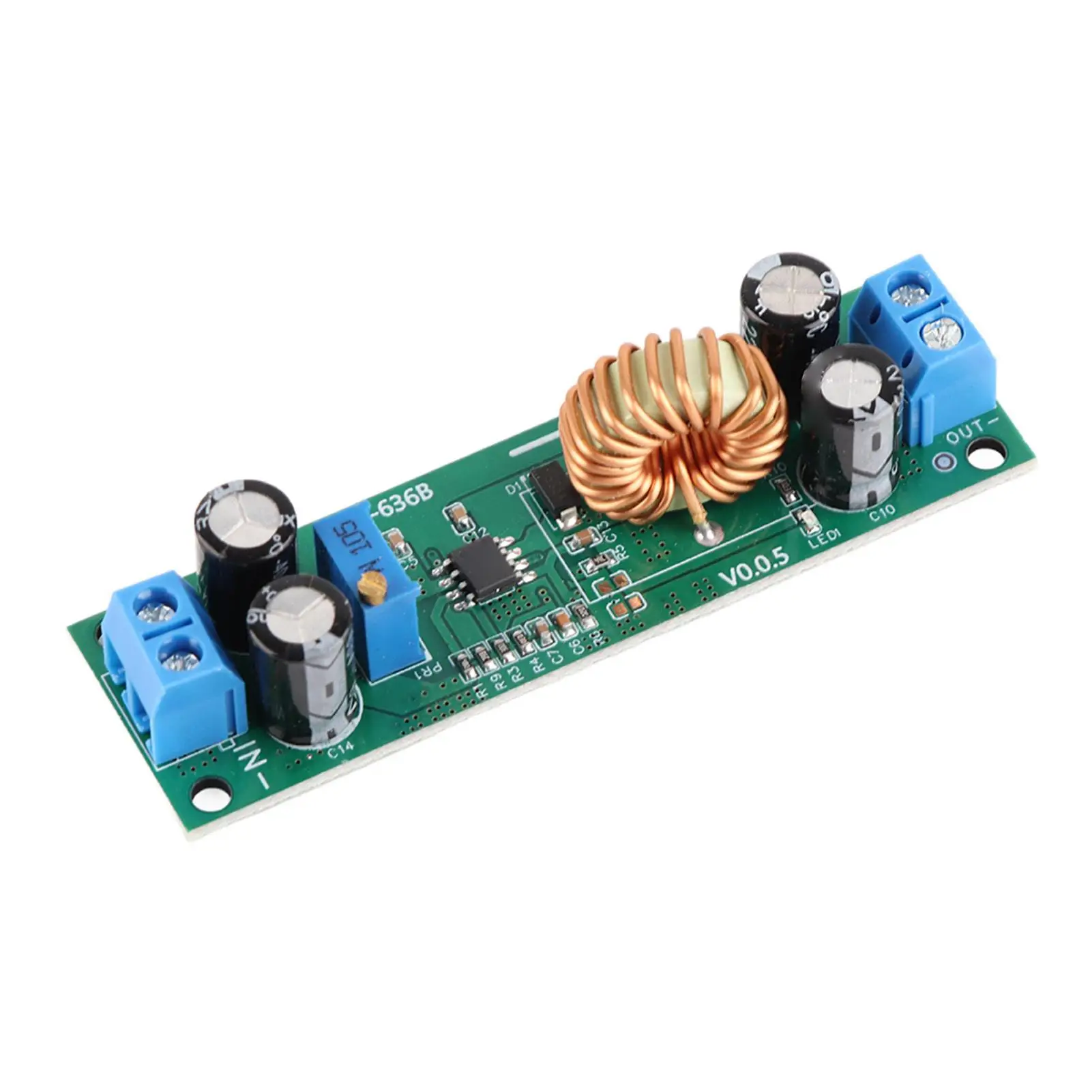 

DC to DC Adjustable Power Supply Module 6.5V60V to 1.2530V 10A Voltage Converter Efficient Step Down Power Supply Module