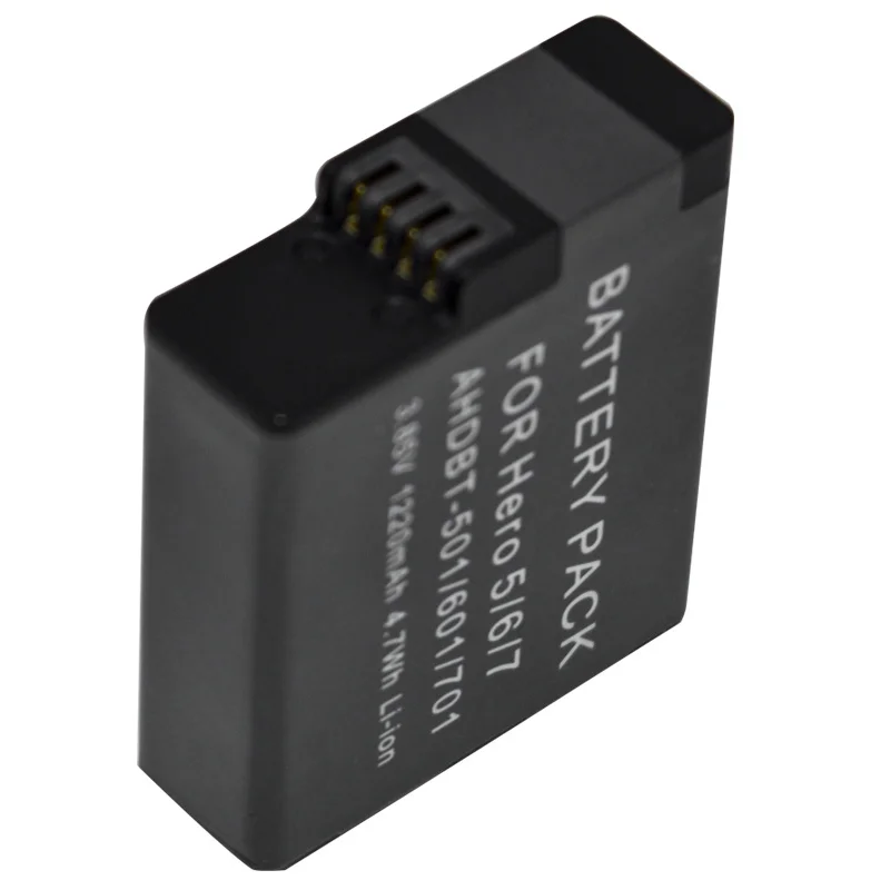 10 Buah MaxWee Asli untuk GoPro Hero 7 Hero 6 Hero 5 Baterai Untuk Go Pro Hero 7 6 5 Baterai Kamera 1220MaH