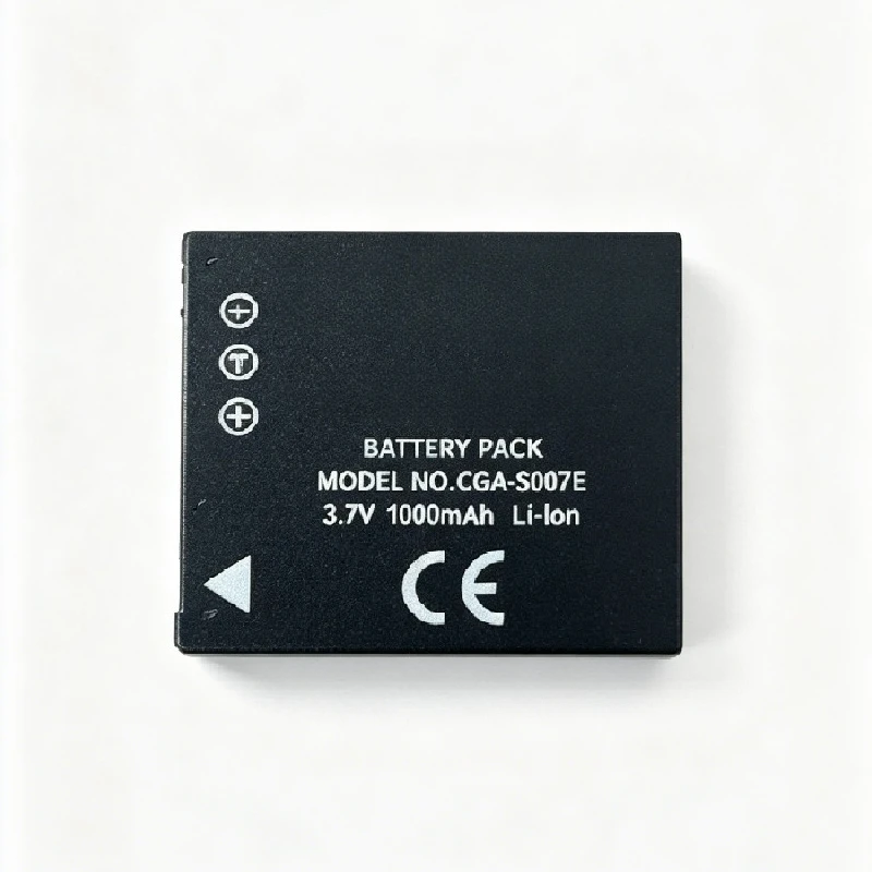 S007E Replacement Lithium Battery Fit Panasonic DMC-TZ1 TZ2 TZ3 TZ5 TZ15GK Compact Digital Camera Spare Pack