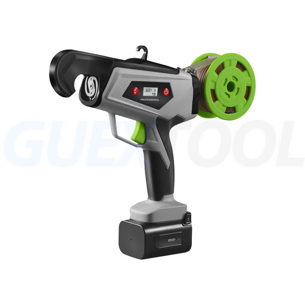 

Electric Grape Vine & Branch Tying Machine with Lithium Battery (16.8V/4Ah) and Engine Core for Agriculture