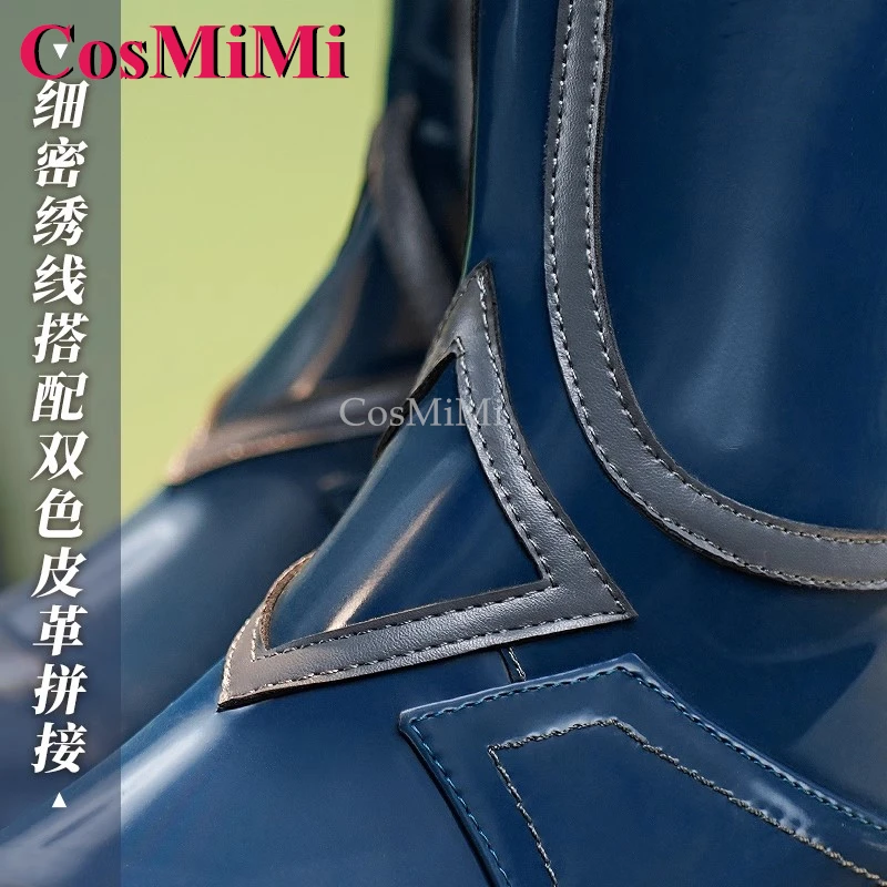 CosMiMi ゲーム Honkai: スターレールアナクサゴラス靴コスプレファッションユニバーサルコンバットブーツカーニバルパーティーロールプレイアクセサリー新