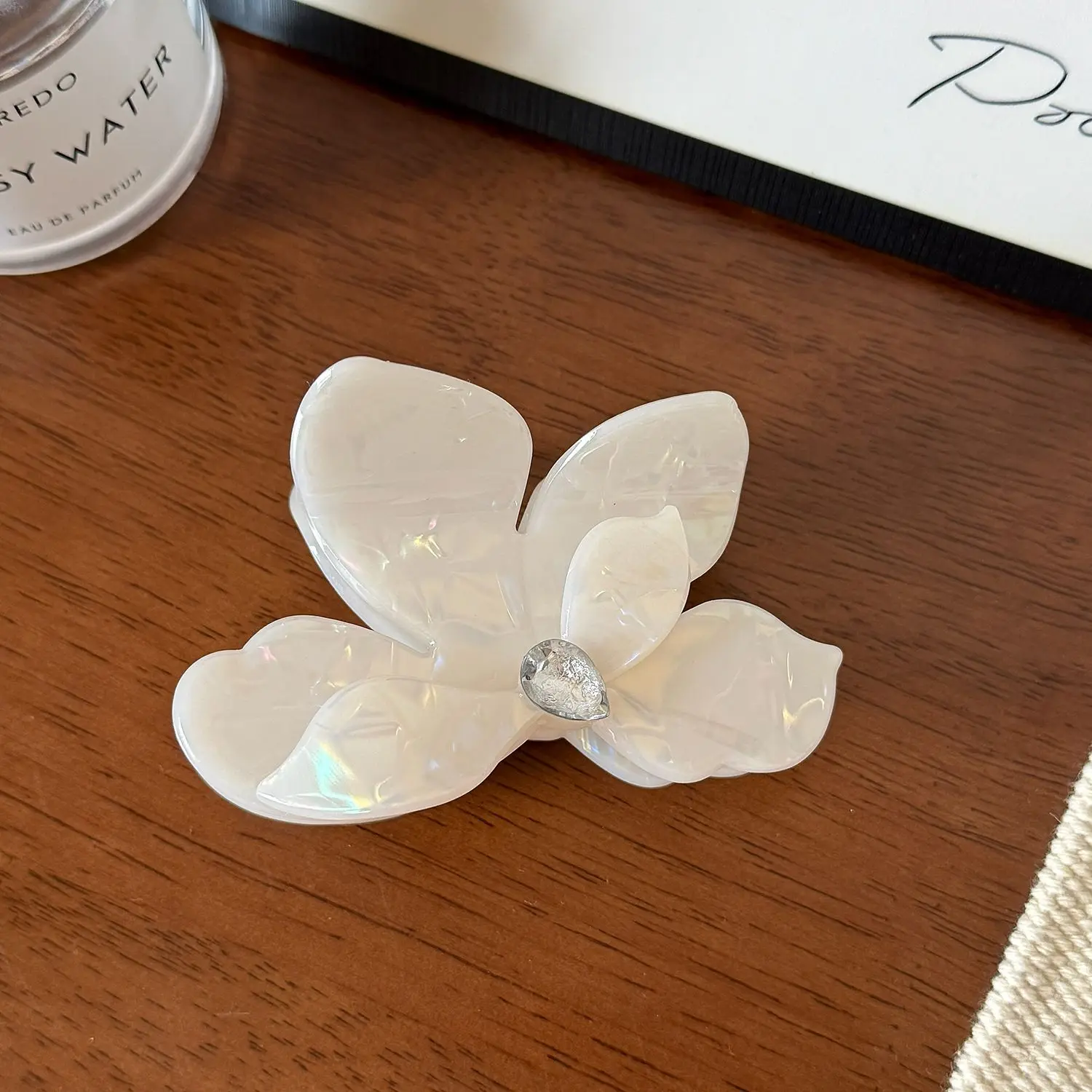 الفاخرة خلات مشبك شعر للنساء كريستال حجر الراين زهرة كليب اللؤلؤ القرش كليب أنيقة حفل زفاف إكسسوارات الشعر هدية