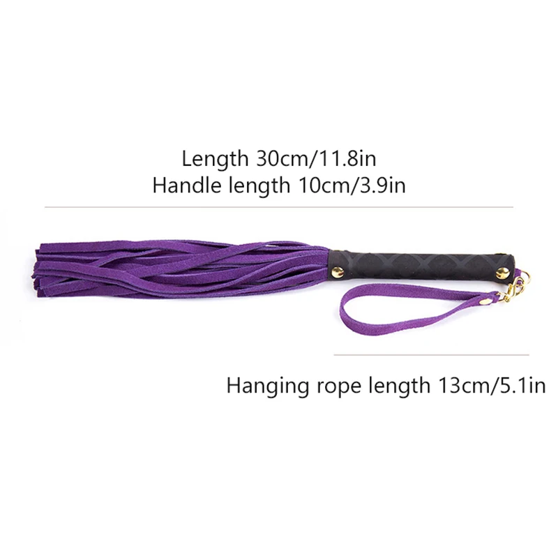 High Quality Pu Leather Pimp Hand Cuffs Queen Colourful Horse Racing Riding Crop Party Flogger Riding Whip
