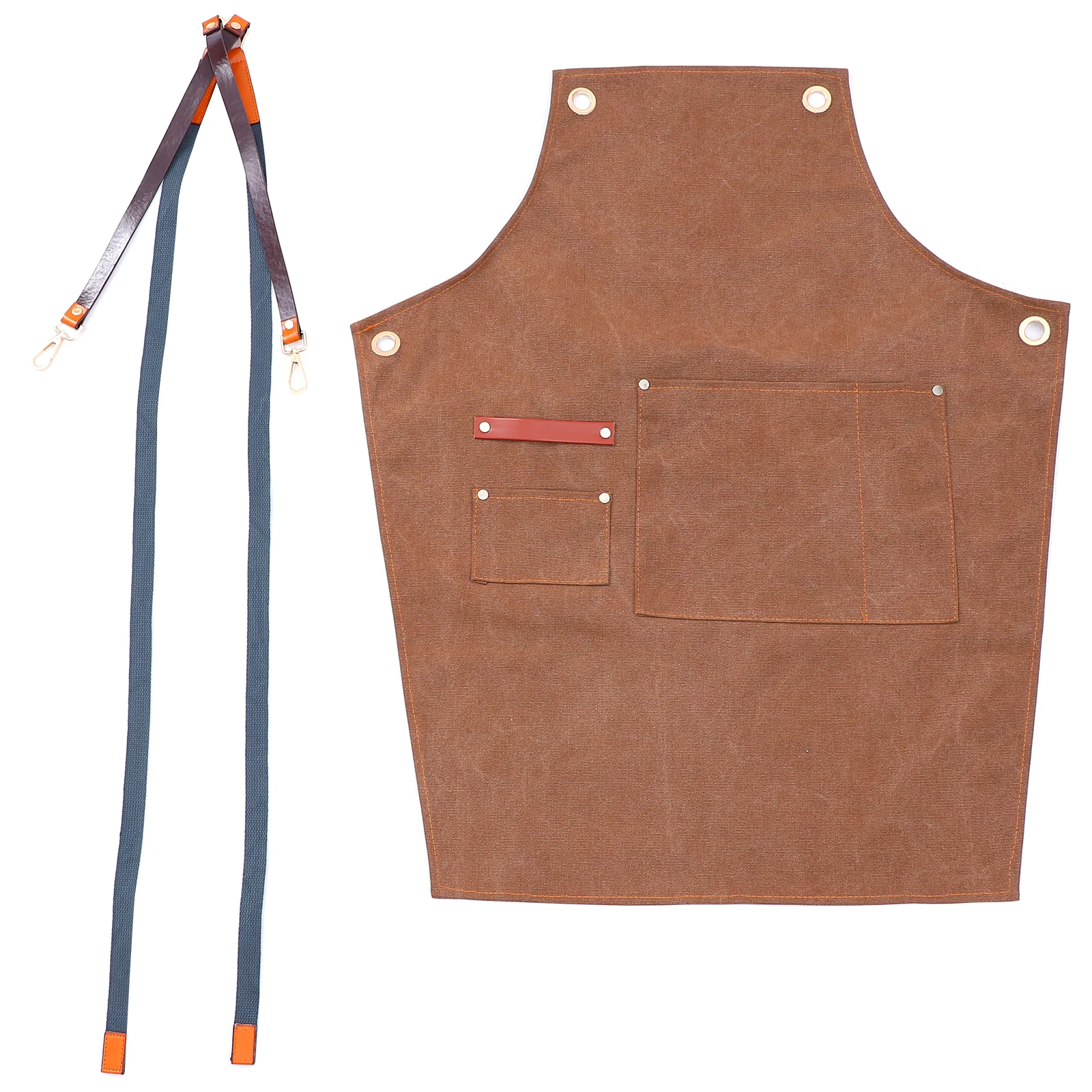 

1pc Denim Apron Oil Dust Proof Barber Smock Work Vest Salon Pet Grooming Trim Cooking Camping BBQ Craft Painting