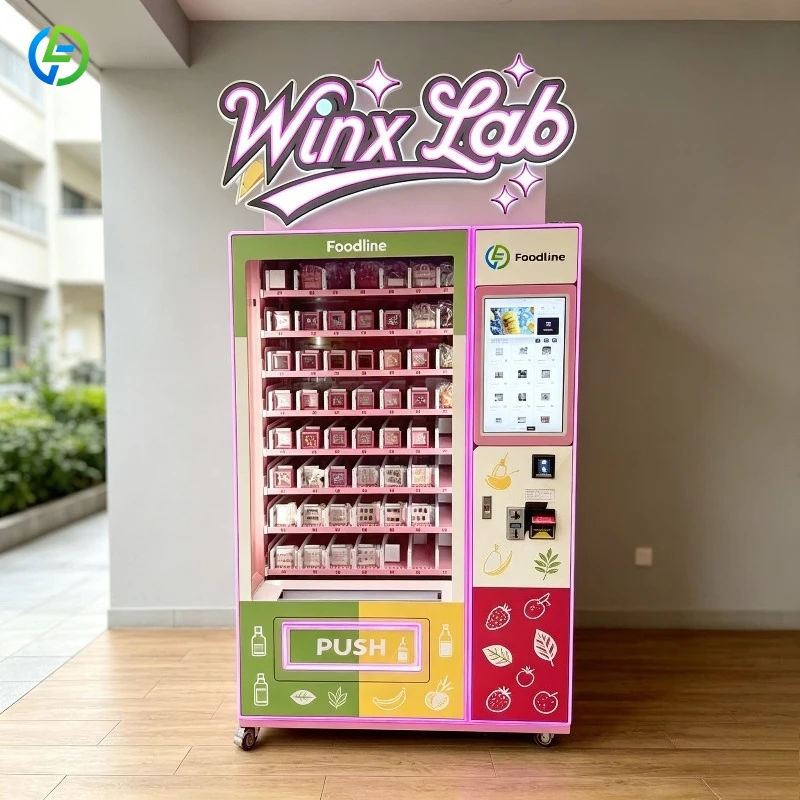Custom Sticker Facial Mask Vending Machine for Hotel Lobby FL Small Beauty Cosmetic Vending Machine Customized