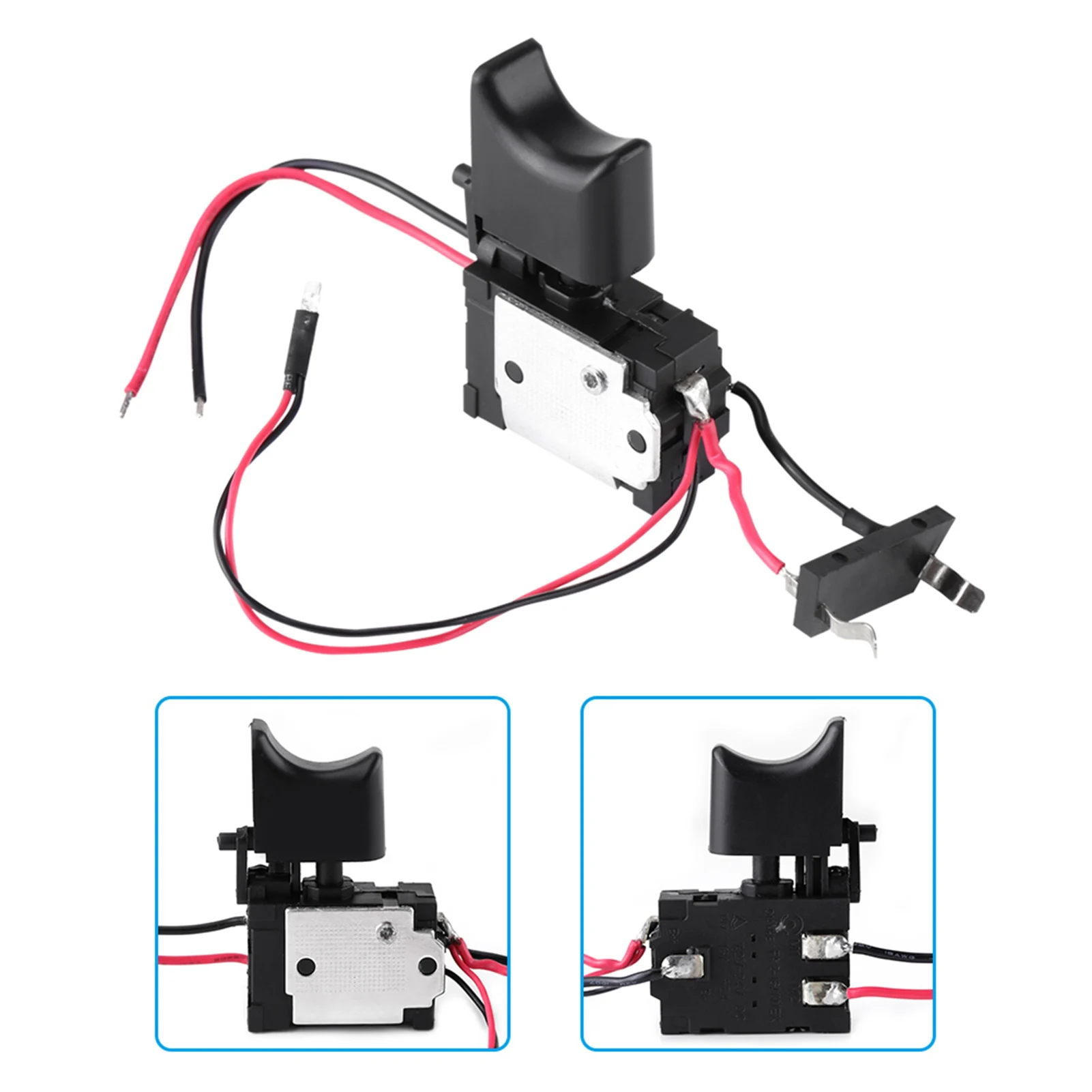 7.2 V - 24 V Lithium Battery Cordless Drill Speed Control Trigger Switch With Small Light - view 4
