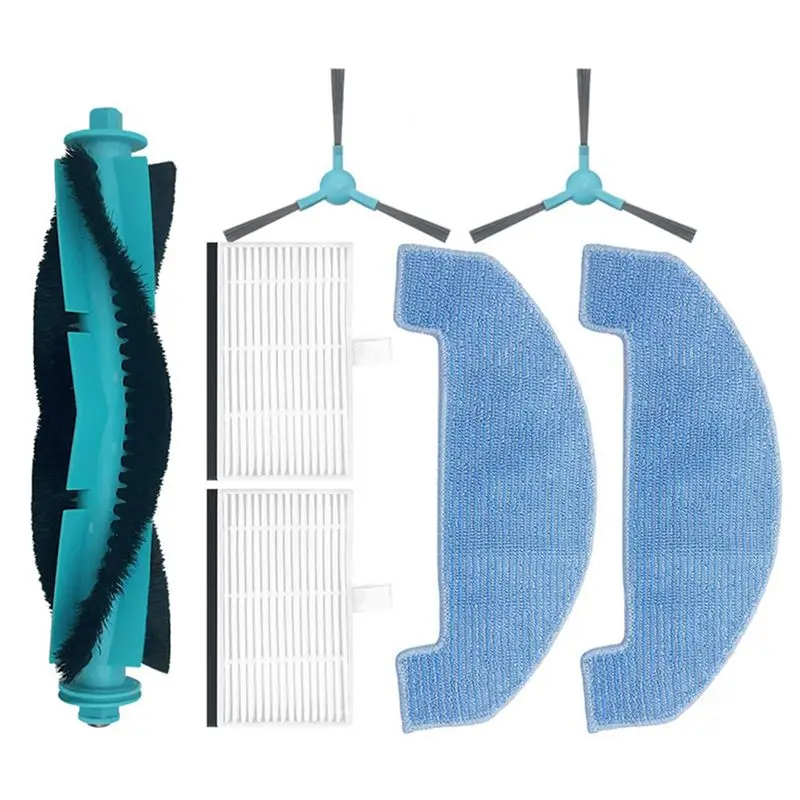 KYCOR-Vacuum Cleaner Parts Roller Brush Side Brush Filter Mop Pad For Greater Durability