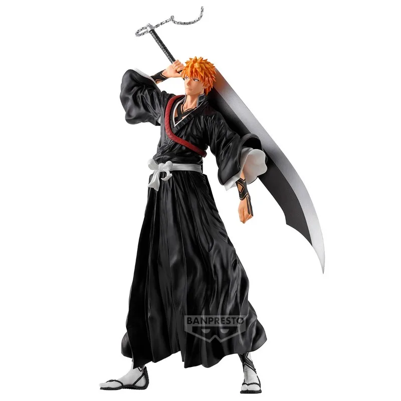 Fast Shipping Bandai Anime BLEACH BANPRESTO Kurosaki Ichigo Original Model Toys Action Figure Collectible Ornament Children Gift