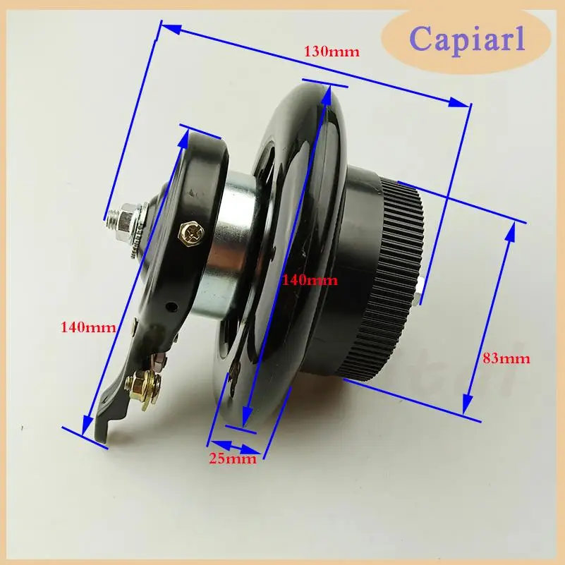 Size 6 inch 140mm Pu solid front or rear wheel with Drum brake kit for small electric scooters Mini folding scootertyre