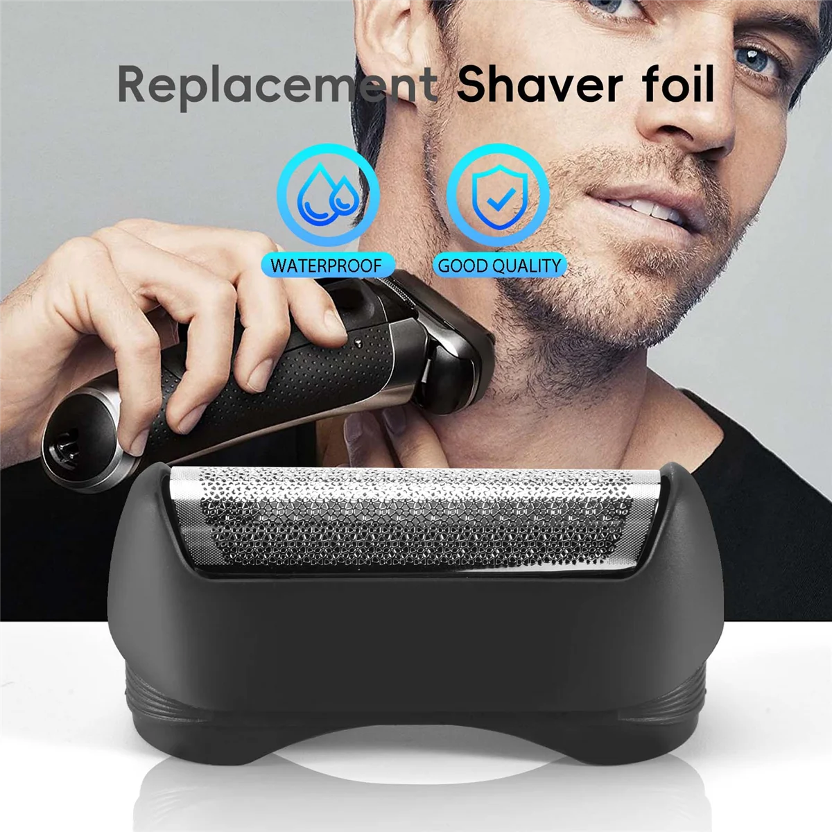 Suitable for BRAUN 11B Reciprocating Electric Shaver Mesh Cutter Head Assembly Omentum Accessories