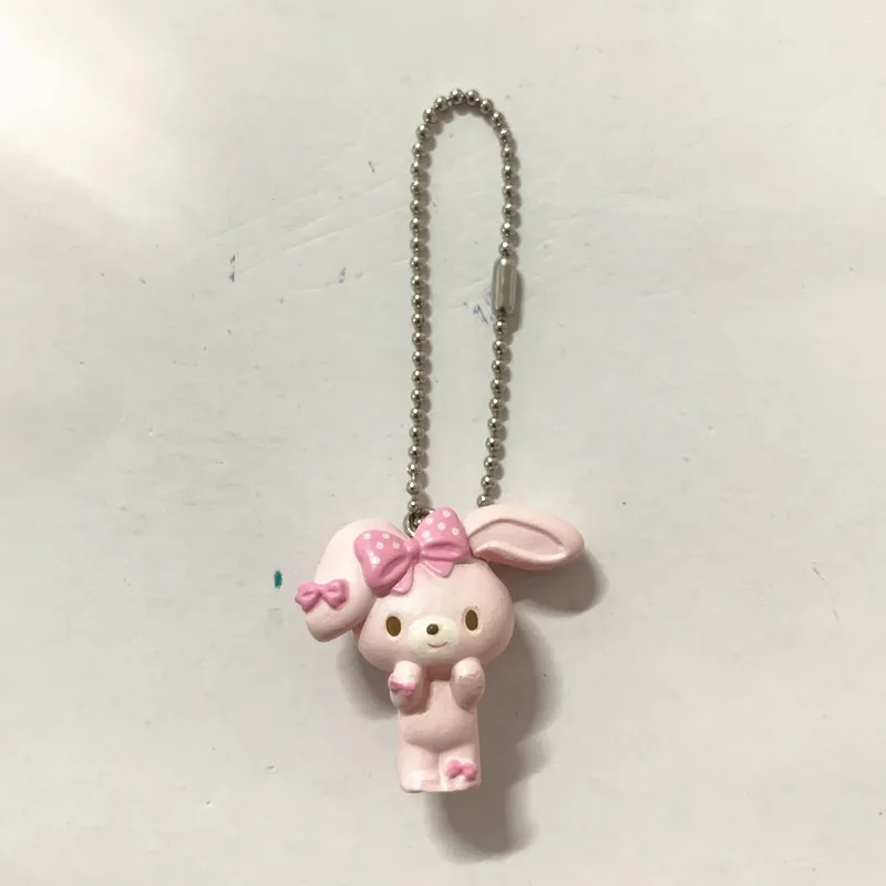 Bonbonribbon Bunny Keychain Key Ball Chain Mascot Cartoon Mini Kawaii Cute Keychains Keyring Keyholder