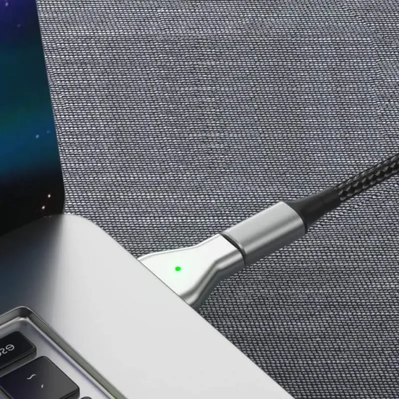 USB C to Magnetic1 L-tip Magnetic 2 Connector Charging Adapter 100W PD Power Charger Converter Compatible with Macbook Air/Pro