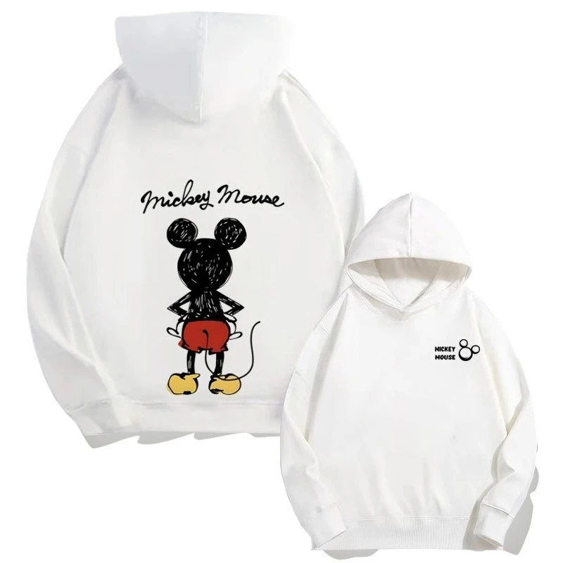 

Детская милая толстовка с принтом Микки Мауса Диснея для мальчиков и девочек, осенне-зимние повседневные модные теплые топы с длинными рукавами