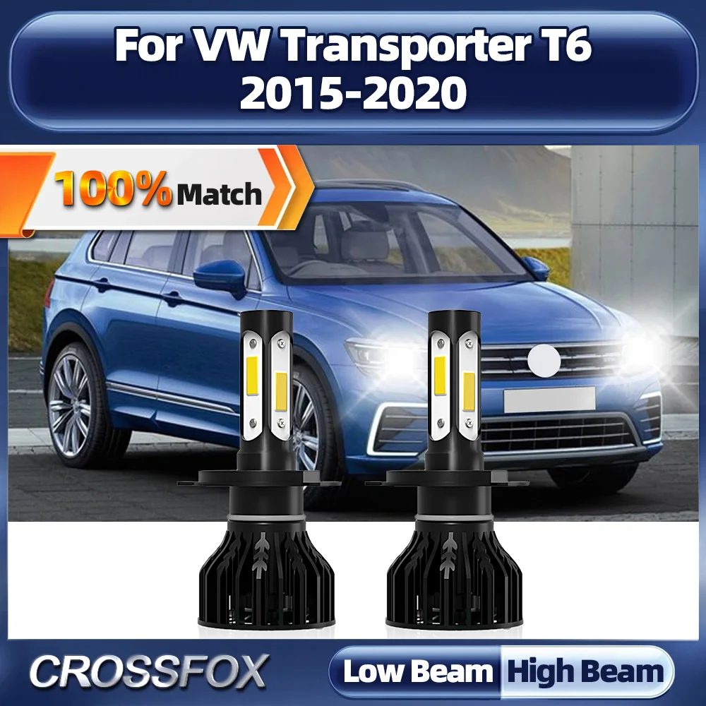 

LED Car Headlight Bulbs 20000LM High Low Beam Turbo Auto Lamps 12V 24V For VW Transporter T6 2015 2016 2017 2018 2019 2020