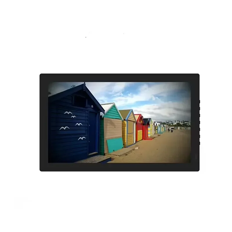 18.5 Inch Touch Screen Metal Digital Photo Frames 1366x768P Resolution 16:9 Electric Picture Frames