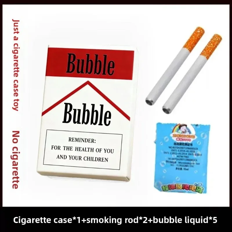 Ins Style Funny Cigarette Box Toy Photo Prop as gift for your Friend Gng Device Bubble Machine Outdoor Portable customizable