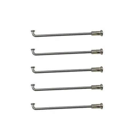 JQORG Electric Bicycle Spokes 304 Stainless Steel 12G Spokes Diameter 2.6 mm Electric Bike Spokes J-BEND Length 55mm-112mm Range