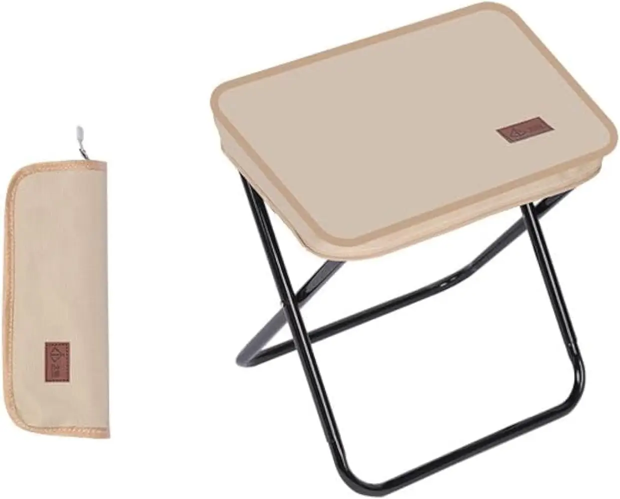 

Mini Folding Stool With Carry Bag For Travel, Hiking, Bbq, Fishing And Leisure (Khaki)